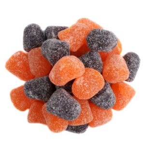 Zachary Spice Drops Orange & Black Halloween Chewy Candy 5lb Bag Bulk